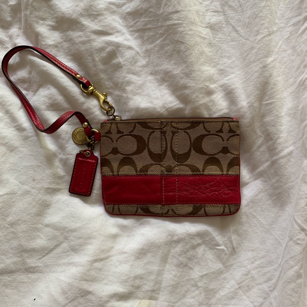 Authentic coach wristlet